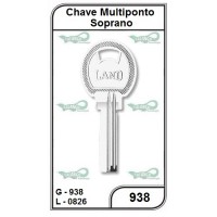 Chave Multiponto Soprano - 938 - PACOTE COM 5 UNIDADES